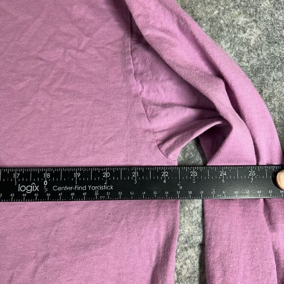 Vintage The Mountain Shirt Large Wolves Front Graphic T Shirt Pink Long Sleeve - Picture 5 of 7